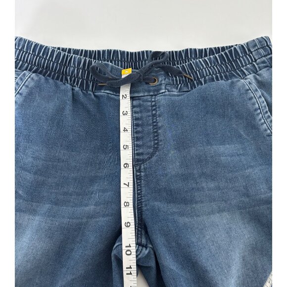 Y2k Jeans Medium Jogger High Waisted Med Wash Distressed Athleisure Streetwear - Picture 7 of 16